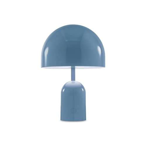Bell LED Wireless rechargeable lamp plastic material blue - Tom Dixon - Baby blue - ABS
