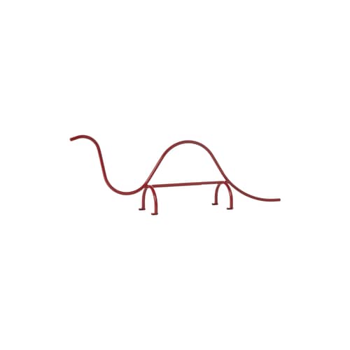 Sculpture Animal Factory Mini métal rouge / Dinosaure - Magis - Dinosaure / Rouge - Acier