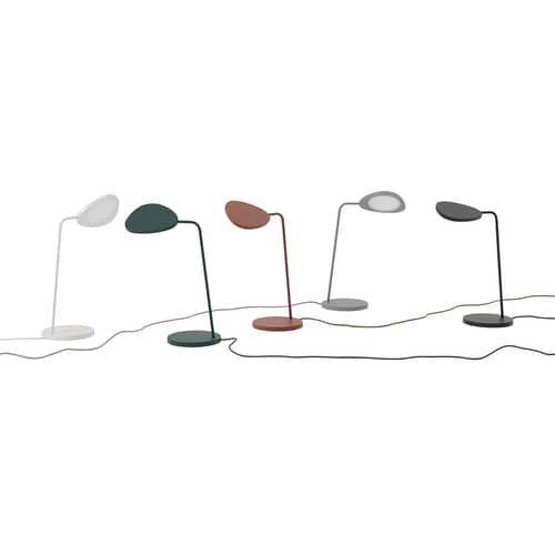 Lampe de table Leaf LED - Muuto - Cuivre-marron - Aluminium