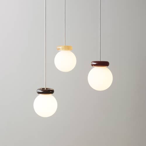 Hinx Pendant glass brown / Ø 15 cm - Normann Copenhagen - Brown - Opal Glass, Resin