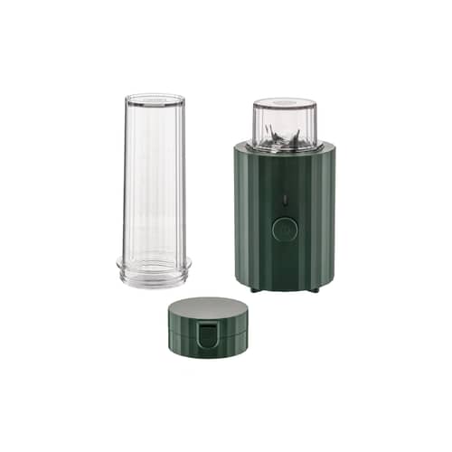 Plissé Personal blender plastic material green / 380W - Transport glass 550ml / UK VERSION - Alessi - Green - Stainless steel, Thermoplastic resin