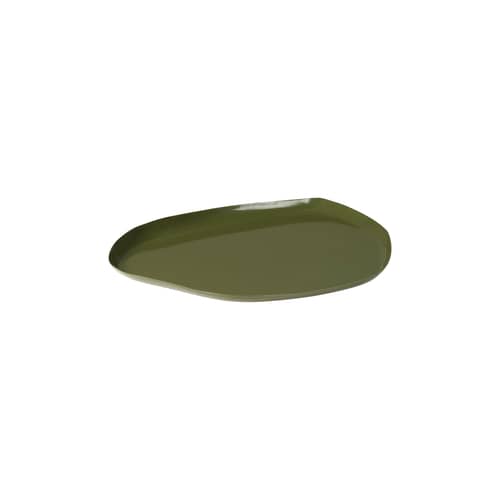 Plateau Mie Medium métal vert / 27 x 34 cm - BROSTE COPENHAGEN - Vert - Fer