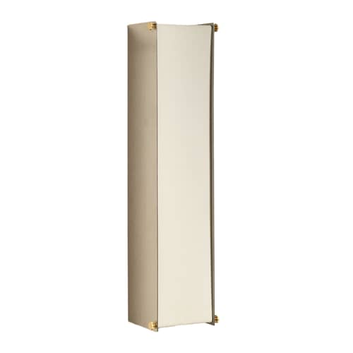 Applique Boxie Grand / H 60 cm - Métal & tissu - Maison Sarah Lavoine - Inox brossé - Acier inoxydable brossé, Laiton