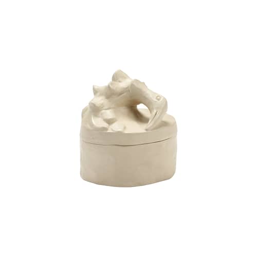 Bougie parfumée Brisas Frescas Medium céramique beige / Ø 12 x H 14,5 cm - Serax - Ivoire - Céramique, Cire de soja