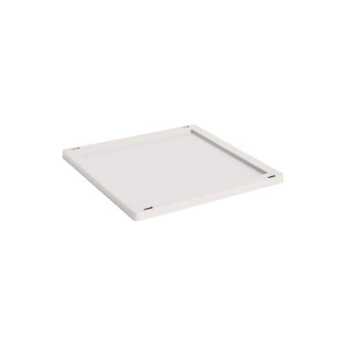 Couvercle  plastique blanc / Pour panier Colour Crate Medium Square & Cube 30 x 30 cm - Hay - Blanc cassé - Polypropylène recyclé