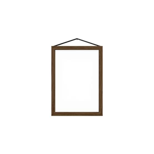 A5 Frame wood brown / 16.8 x 23 cm - MOEBE - Smoked oak - Acrylic glass, Elastic webbing, Smoked oak
