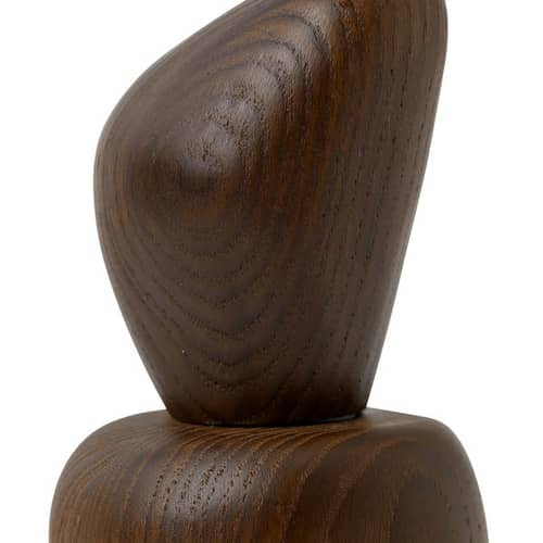 Moulin à épices Cairn / Frêne FSC - Ø 6 x H 21 cm - Ferm Living - Bois foncé - Frêne massif