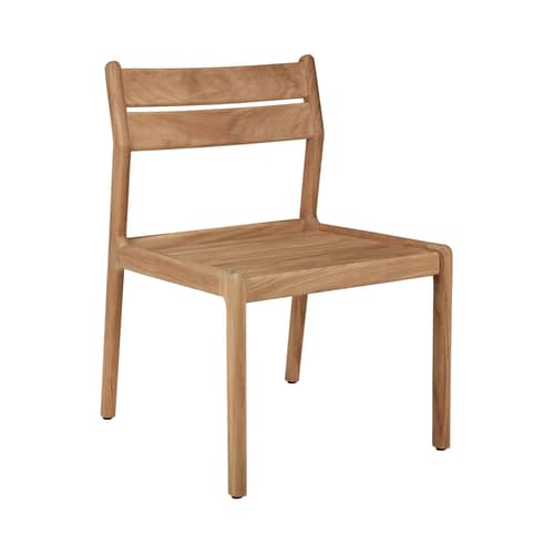 Stuhl Jack Outdoor textil holz natur - Ethnicraft - Teakholz - Massives Teakholz