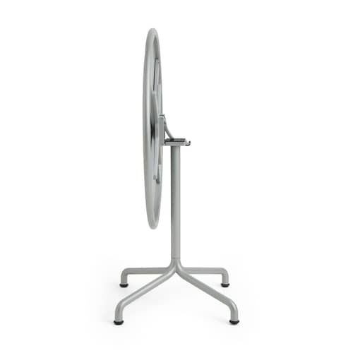 Table ronde Deville métal gris / Ø 80 cm - Hay - Gris argent - 
