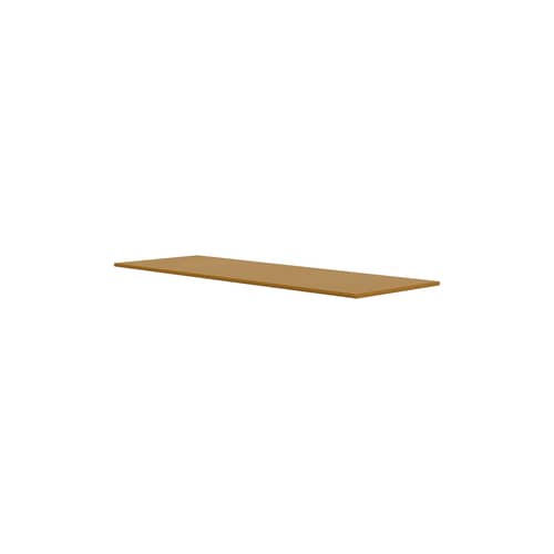 Zubehör  holz braun / Obere Ablage für zwei Montana Mini-Module - B 70 x T 25 cm - MONTANA - Bernstein 142 - lackierte Holzfaserplatte