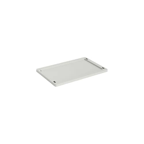 Couvercle  / Pour panier Colour Crate Small 17,5 x 27 cm - Hay - Gris - Polypropylène recyclé
