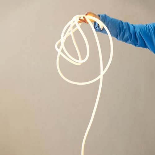 Guirlande lumineuse Flex Tube LED / 9 mètres - Néon LED flexible - STUDIO ABOUT - Blanc - Silicone
