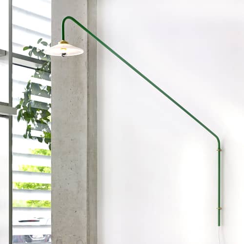 Wandleuchte mit Stromkabel Hanging Lamp n°1 metall schwarz / H 140 x B 175 cm - valerie objects - Schwarz - Glas, Stahl