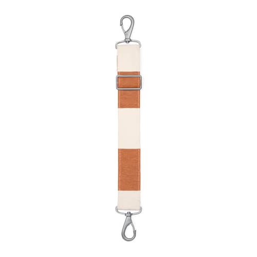 Pouf d\'extérieur flottant Original Floatzac / Sangles ajustables - Fatboy - Rayé orange & crème -  Micro-billes EPS, Acrylique, Tissu oléfine