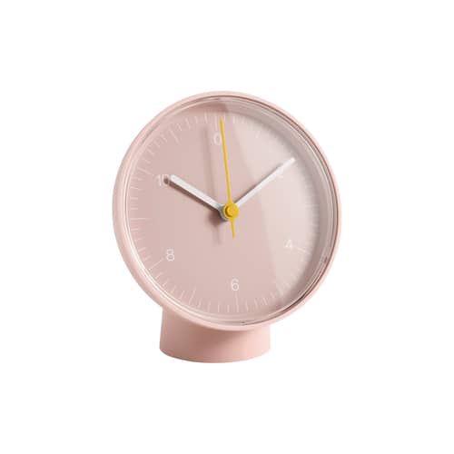 Standuhr  plastikmaterial rosa / Jasper Morrison - Recycelt - Hay - Rosa - Aluminium, Polyacryl, Recyceltes ABS