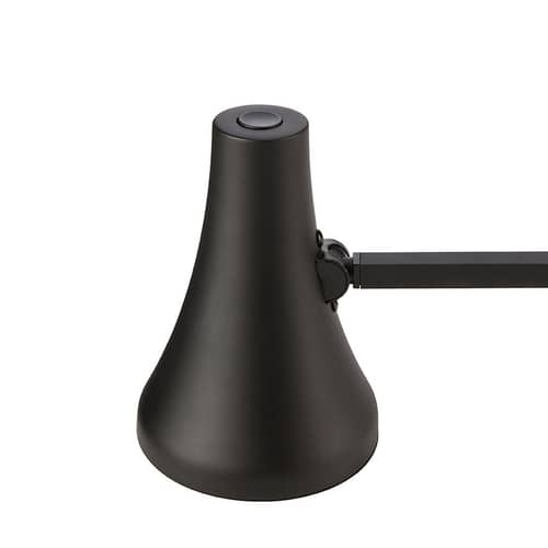 Tischleuchte 90 Mini Mini LED metall schwarz / LED - Netzanschluss oder USB - Anglepoise - Kohlenschwarz - Aluminium, Gusseisen, Stahl