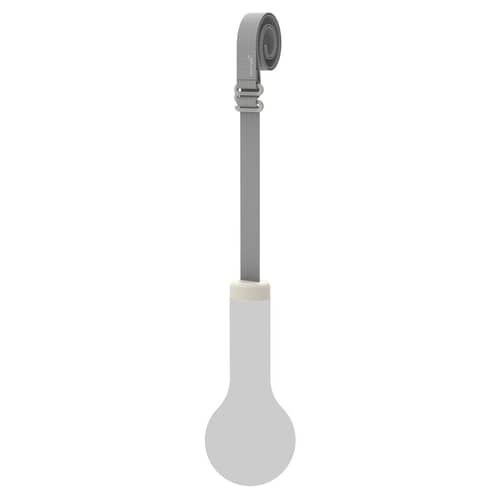 Armlehne  plastikmaterial grau / Aufhängungsgurt für die drahtlose Aplô LED Lampe - Fermob - Lehmgrau - Aluminium, Polyesterfaser