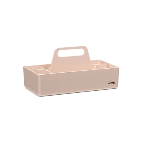 Bac de rangement Toolbox RE plastique rose / Recyclé - 32 x 16 cm / Arik Levy, 2010 - Vitra - Rose pâle - ABS recyclé