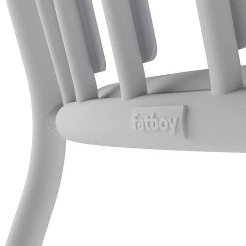 Chaise empilable Fred\'s - Fatboy - Gris clair - Aluminium