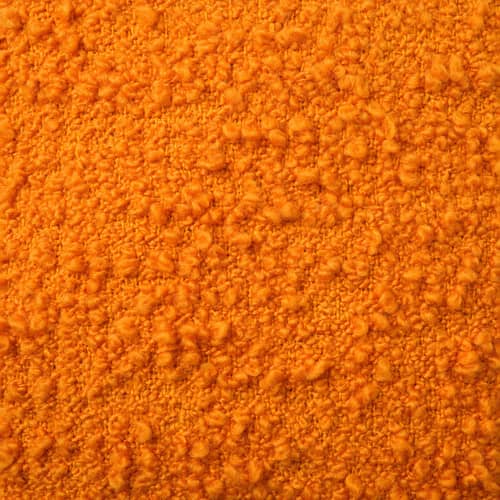 Coussin Bobble jaune / Tissé main - 45 x 45 cm - Tom Dixon - Ocre - Laine bouclée recyclée, Polyester recyclé