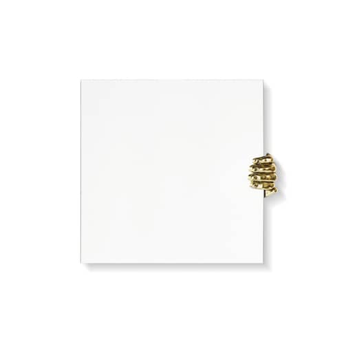 Miroir Selfie or métal / Carré - 50 x 50 cm - Mogg - Carré / Laiton - Laiton massif, Verre