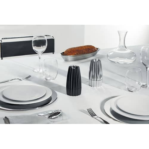 Moulin à épices Gring métal / Poivre & sel - Alessi - Aluminium - Céramique, Fonte d\'aluminium