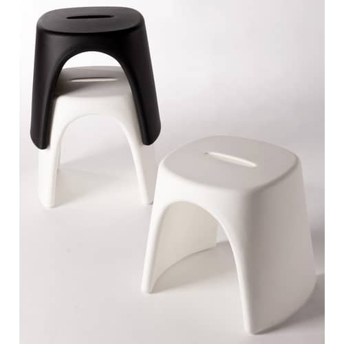 Tabouret empilable Amélie / Plastique - Slide - Orange - Polyéthylène