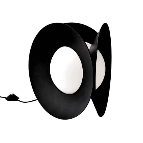 Tischleuchte Armen LED metall schwarz / Ø 31 x H 31 cm - Metall & Glas - DCW éditions - Schwarz - Aluminium, Glas