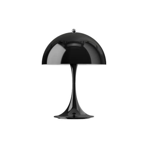 Panthella 250 Wireless rechargeable lamp plastic material black / LED - Ø 25 cm - Louis Poulsen - Opaque black - Polycarbonate