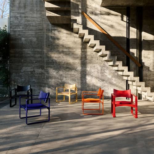 Armchair Series 270 F Verpan / Verner Panton (1965) - Red - Wood