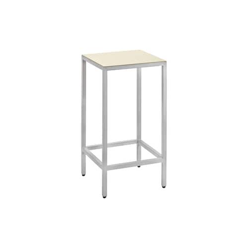 Barhocker Alu Stool metall weiß / Medium - H 65 cm - valerie objects - Elfenbein - Aluminium
