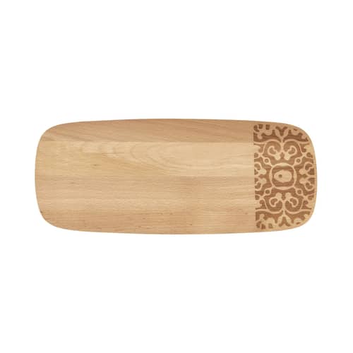 Box Alessi & Cheese holz natur / Set 3 Stück - Alessi - Holz & Stahl - Buchenfurnier, rostfreier Stahl