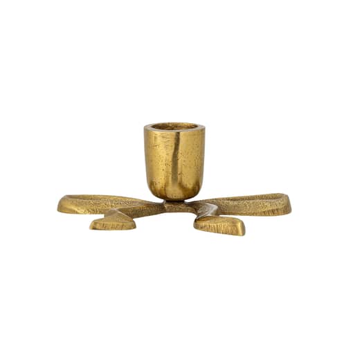 Nanda Candle stick metal gold - Bloomingville - Antique-finished - Aluminium