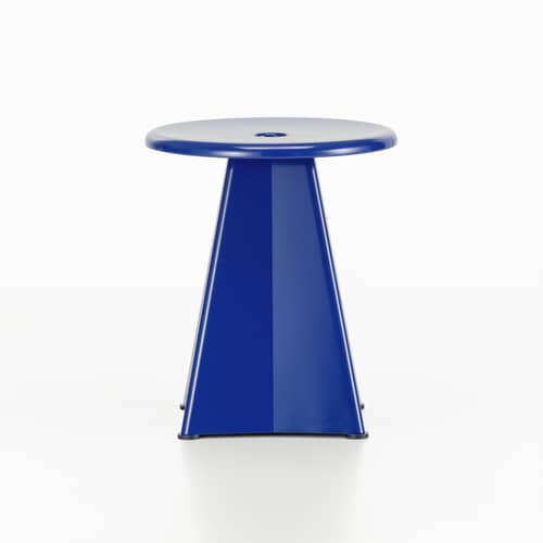 Hocker Métallique metall blau / Jean Prouvé 1936 - Vitra - Marcoule-blau - Stahl