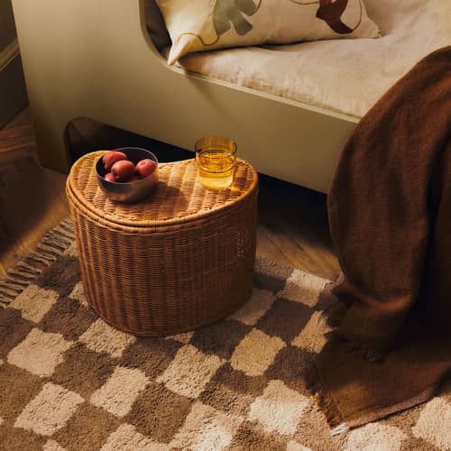 Set de 2 paniers Willora - Ferm Living - Rotin naturel - Rotin tressé