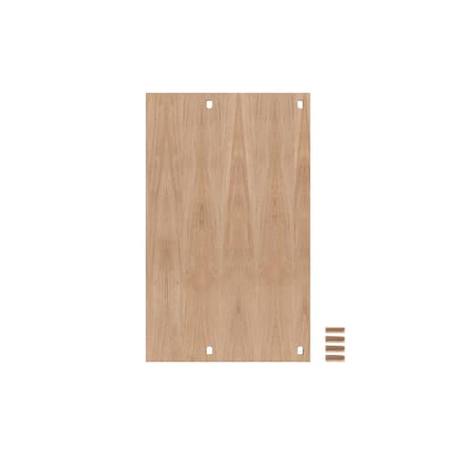 Accessoire / Tablette-bureau pour système Shelving System - L 85 x Prof. 52 cm - MOEBE - Chêne naturel - MDF placage chêne
