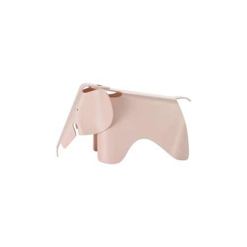 Décoration Eames Elephant plastique rose / Small (1945) - L 39 cm / Polypropylène - Vitra - Rose tendre - Polypropylène