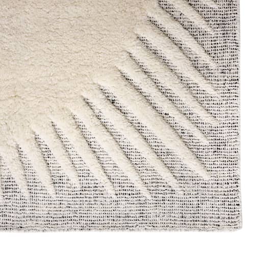 Teppich Edgy textil weiß / 200 x 300 cm - Tom Dixon - 200 x 300 cm - Wolle aus Neuseeland
