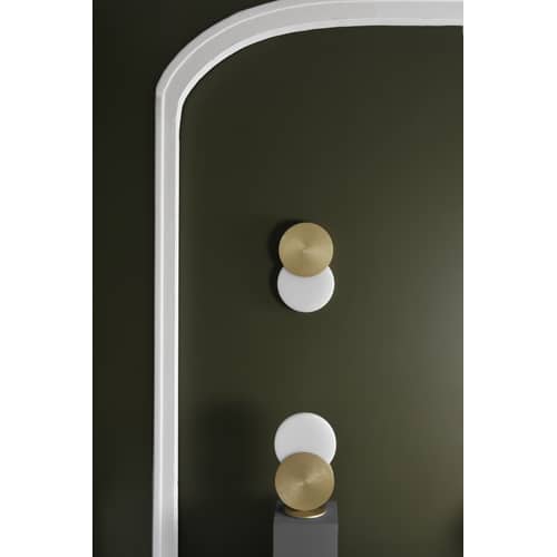 Tischleuchte Duo LED gold metall - ENOstudio - Goldfarben - eloxiertes Aluminium, Polyacryl