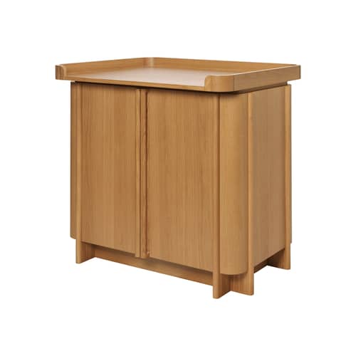 Zubehör  holz natur / Wickeltisch für Kommode Tilu - Ferm Living - Wickeltisch / Eiche - Eichenfurnier, massive Eiche