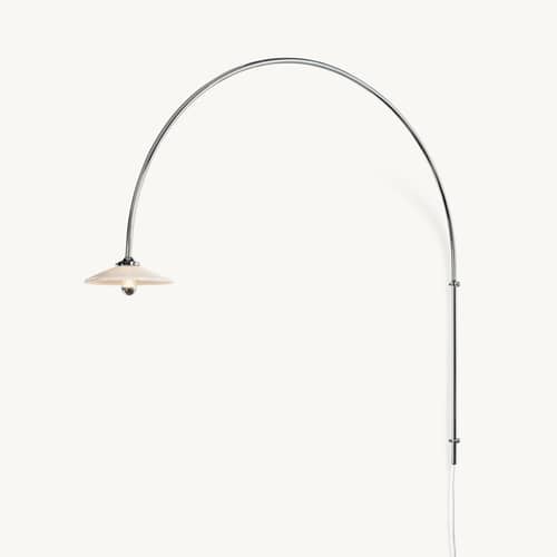 Applique avec prise Hanging Lamp n°3 / H 135 x L 137,5 cm - valerie objects - Acier chromé - Acier chromé, Verre