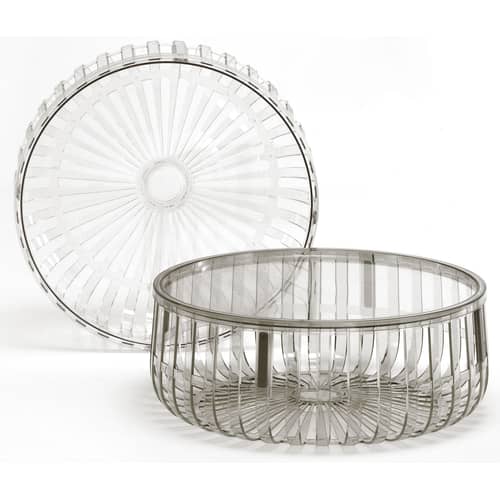 Couchtisch Panier plastikmaterial transparent / Coffre - Bouroullec, 2006 - Kartell - Kristall - Polykarbonat