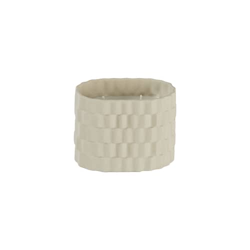 Parfumierte Kerze Sillage keramik beige - Jars Céramistes - Kiesel - emaillierter Sandstein, Pflanzenwachs