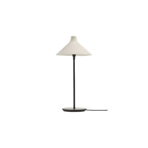 Seam Table lamp ceramic white / H 51.5 cm - Serax - Off white / Matt black - China, Steel