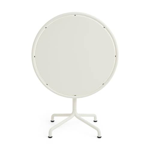 Table ronde Deville métal blanc / Ø 80 cm - Hay - Blanc crème - 