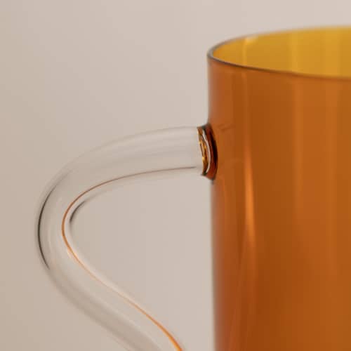 Carafe Wave / 1,4 L - Sophie Lou Jacobsen - Ambre - Verre borosilicaté