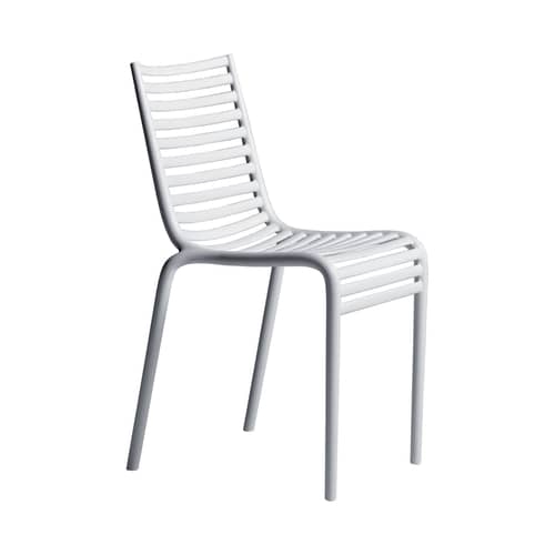Chaise empilable PIP-e plastique blanc / Philippe Starck, 2010 - Driade - Blanc - Polyéthylène