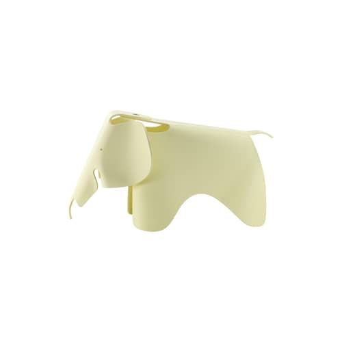 Decorazione Eames Elephant RE (1945) materiale plastico giallo / L 78,5 cm - Plastica riciclata - Vitra - Giallo canarino - Polipropilene riciclato