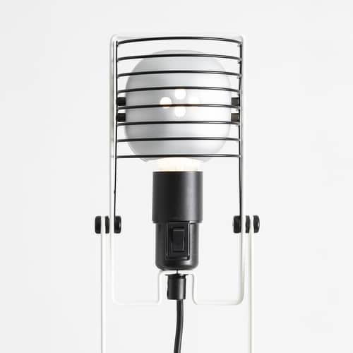 Lampe de table Sintesi métal blanc / Ernesto Gismondi, 1975 - Orientable - Artemide - Blanc - Aluminium