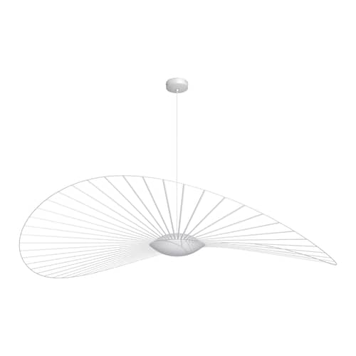 Suspension Vertigo Nova LED / Ø 190 cm - Petite Friture - Blanc / Diffuseur blanc - Fibre de verre, Polyuréthane, Verre triplex